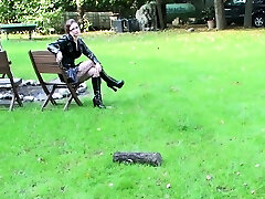 GERMAN BDSM - Mistress domina punish high school student jakol guys painful