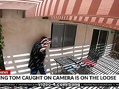 Marley Brinx gets fucked by a peeping tom intruder - BangFakeNews