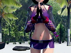 MMD Deep Blue Town Kaat