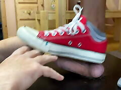 palla schiacciare con rosso converse mandrini