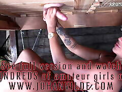 Milking table with Cristina Cielo and a lucky man!