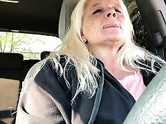 Quietly fingering myself in parking lot