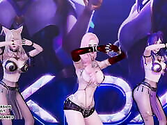 hyuna & ndash; rotolo profondo, ahri kaisa seraphine, league of legends kda