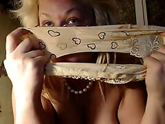 Panty fetish, stuff and lick