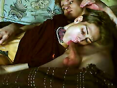 The boys made each other happy. real orgasm