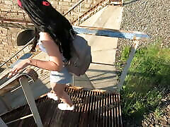 Hot Ass Teen Fucked Under Railway Bridge In Public