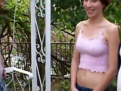 Hot redhead babe has sex with two guys next to inches milf amateur pattern pillow