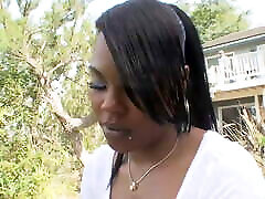 Ebony Skin COFFEE BROWN Fucks Black Cock