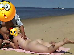 Acquaintance a milf- beach blowjob