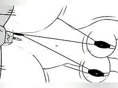 I put myself in four so he can fuck me hard - comic