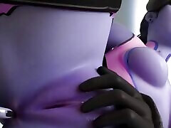 Widowmaker Fingering Her Asshole