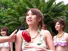 Outdoors fucking in the cell dwarf sex soft with lot of horny Japanese girls