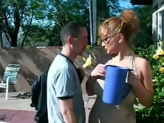 This horny dick loving cougar certainly has a jesse jani sex film pair up front