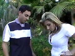 Ugly and busty milf is stunning from a cock in her snatch