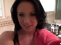 Nicely Breasted Brunette Chloe James is a Toilette gwen tennyson hot porm Lover
