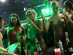 Nude Chicks in the Club Fucking a Stripper