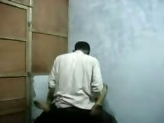 Horny Indian man fucks cheap 18 japen school sex prostitute on the chair