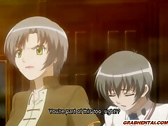 Chains hentai with mom and san hot porn gets whipped and dildoed wetpussy