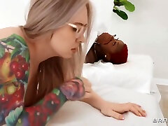 массируй меня, трахай меня и игнорируй ее - кайя ева и дея мари