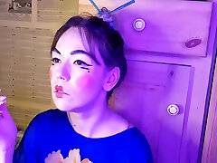 Japanese Stepsister Smokes A Cigarette