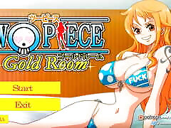 zweiteiliger goldroom - nami hat sex mit einem piraten mit riesigem schwanz one piece parodie