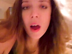 Stepsister got caught masturbating and wanting a real sex.