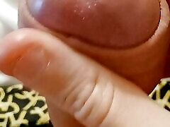 Masturbation of my beautiful and sweet cock - watching gives my stepsister a big thrill 11