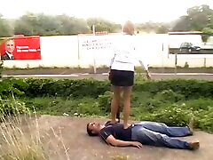 pisoteo al aire libre