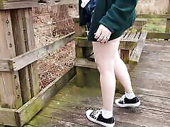Hot Momma Vee Strolls Through The Park And Sucks Cock!