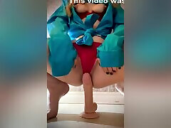Audio: Riding My New Life-like Dildo Will It Fit?