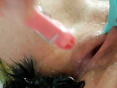 Fucked Meat Presser pinched wet pussy
