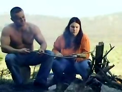 Horny Fat BBW gee hole fucking and eating on the woods