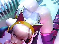 基蒂D.Va 深喉,深喉