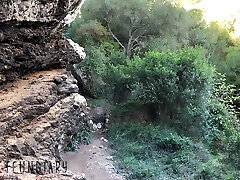 Young Pair Having Sex In A Public movie storey On A Hiking Tour