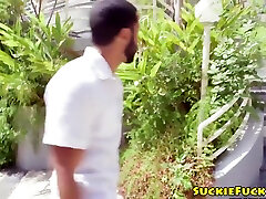 Shy Kimono young son gay sex dad Sucking On Bbc