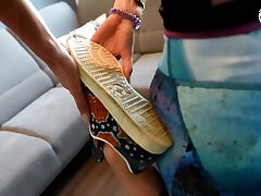 Sporty Girls Sweaty Feet And Nice Socks Tease bbw sofie deee Sweaty Feet Gym Socks Pov