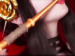 heißer domina blowjob mit mundsperma von sexy mollyredwolf im anime cosplay von spyxfamily