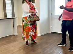 Hot Horny BBW Blonde MILF Realtor Flirts With Renter Client & Gets Doggystyle Creampie In Pussy