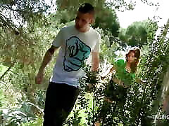 Outdoor anal coitus is reserved only for daring ones like this naughty young couple