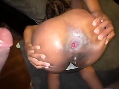 Creamy Asshole He Cum Two Times Raw video baca xxxx baf In My Ass Omg Daddy