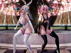 2 Gorgeous Girls Dancing Boobs Physics 3D HENTAI