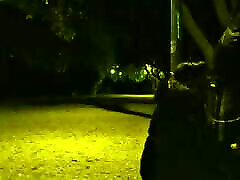 mio marito mi ha portato a fare una passeggiata nel parco con un guinzaglio al collo. poi voleva che gli succhiassi il cazzo