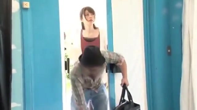 Dirty Japanese has Asian hairy snatch manhandled